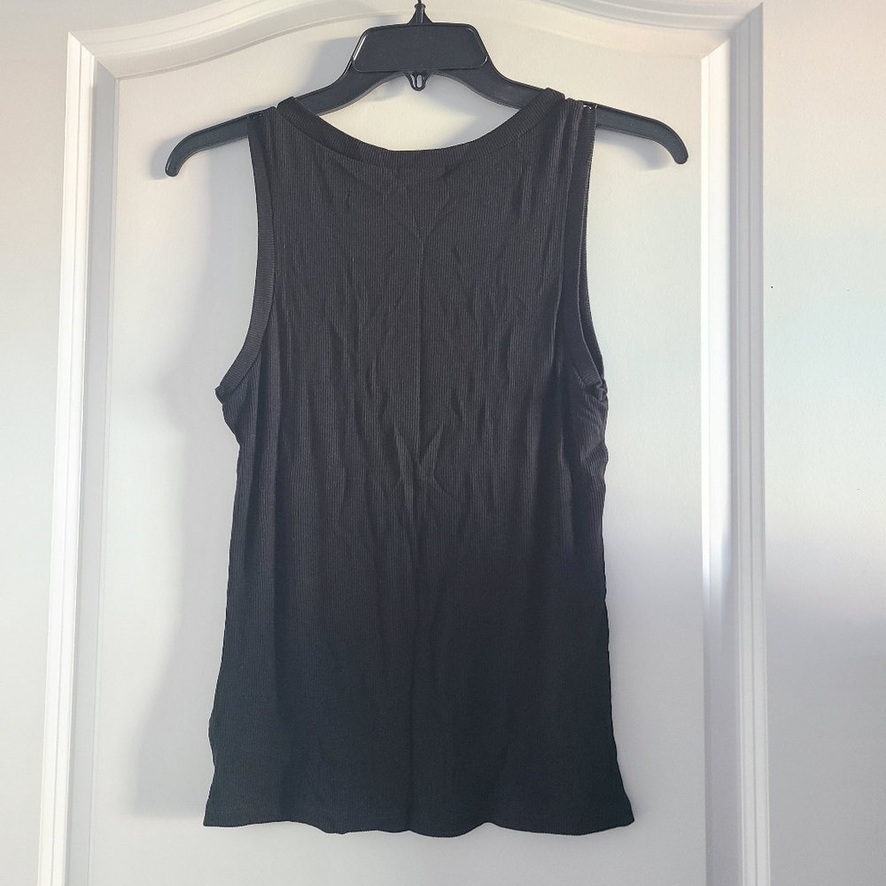 LNA Ribbed V-neck Tank Top Size Small - Picture 4 of 4